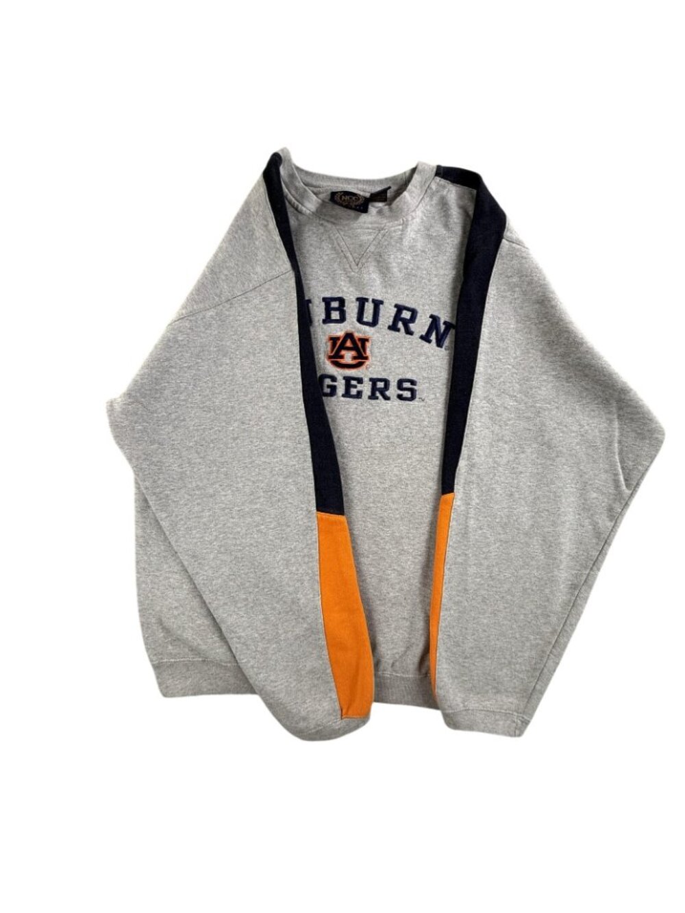 Vintage Auburn Tigers Sweatshirt Mens Medium Gray NCAA Football NCC Gold Apparel - Picture 7 of 16